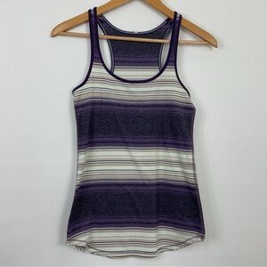 Lululemon Refresh Racer Tank Top Osaka Striped Heathered Womens
